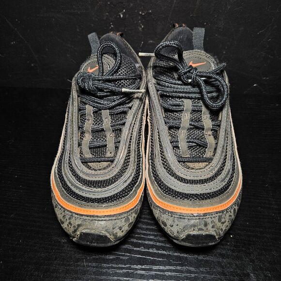 Nike Air Max 97 Safari GS "Black Safety Orange" Size 5Y Women's 6.5 DX3088-001 - Picture 5 of 8
